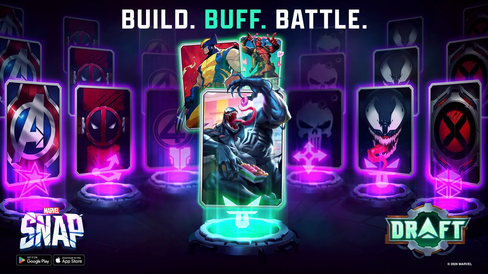 MARVEL SNAP Draft key art