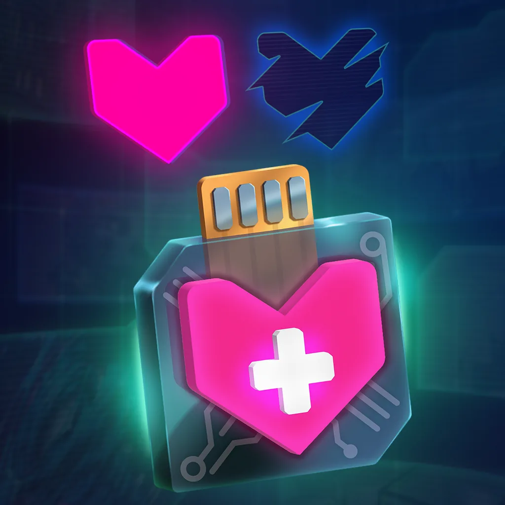 A Draft Respawn Token displayed with the run life meter