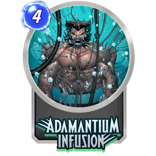 Adamantium Infusion MARVEL SNAP skill art