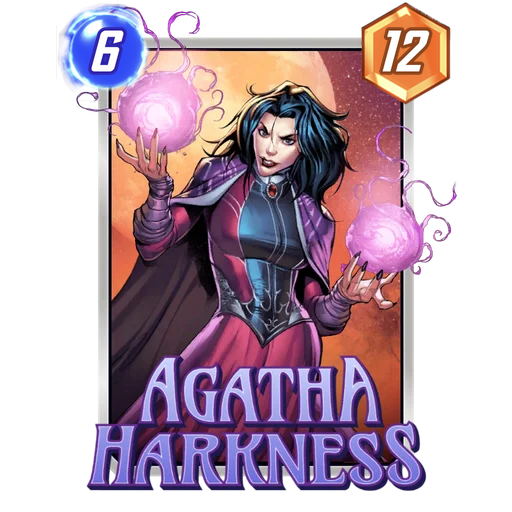 Agatha Harkness MARVEL SNAP card art