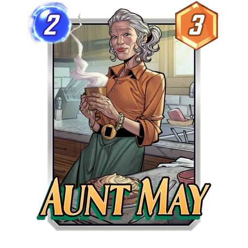 Aunt May MARVEL SNAP card art