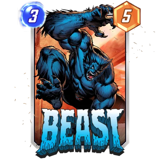 Beast MARVEL SNAP card art