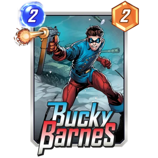 Bucky Barnes MARVEL SNAP card art