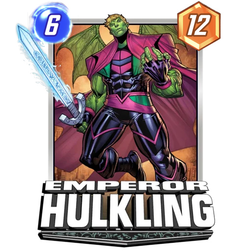 Emperor Hulkling MARVEL SNAP card art