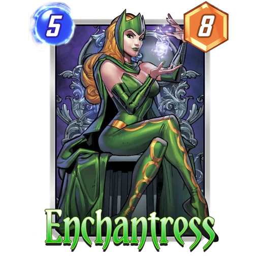 Enchantress MARVEL SNAP card art