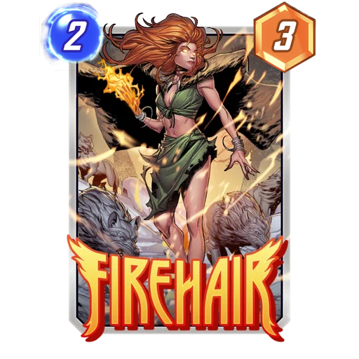 Firehair MARVEL SNAP card art