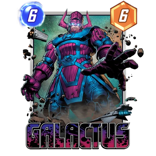 Galactus MARVEL SNAP card art with current cost and power