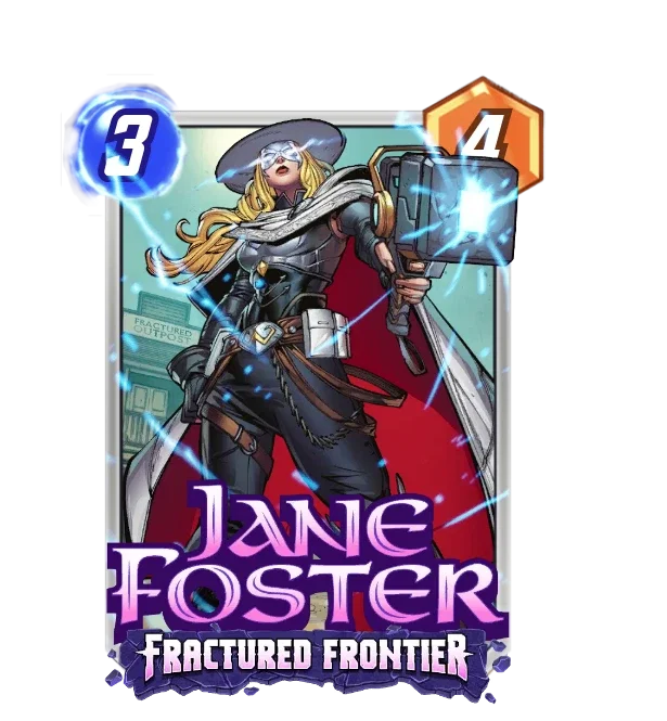 Jane Foster Fractured Frontier card art