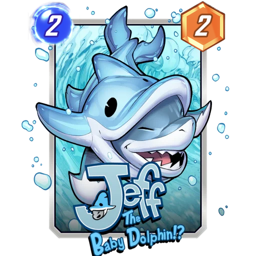Jeff the Baby Dolphin!? MARVEL SNAP card art