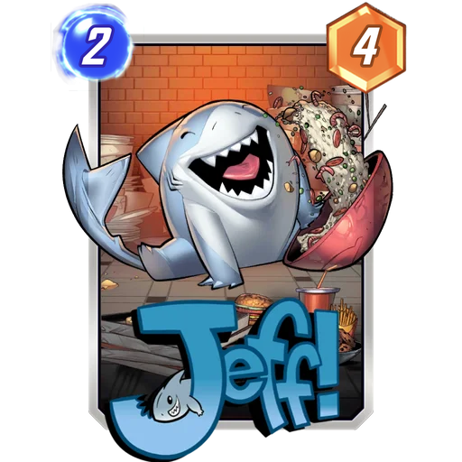 Jeff the Baby Land Shark MARVEL SNAP card art
