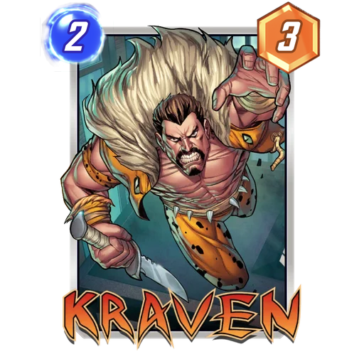 Kraven MARVEL SNAP card art
