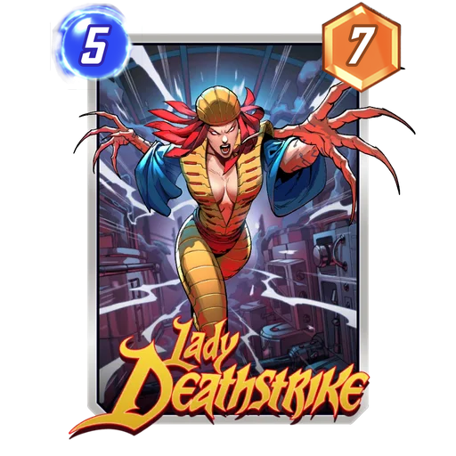 Lady Deathstrike MARVEL SNAP card art