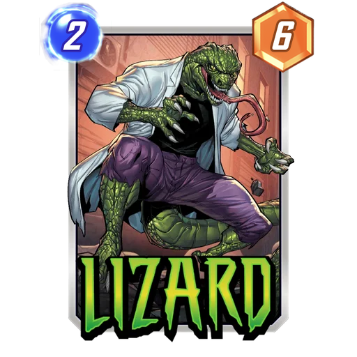 Lizard MARVEL SNAP card art
