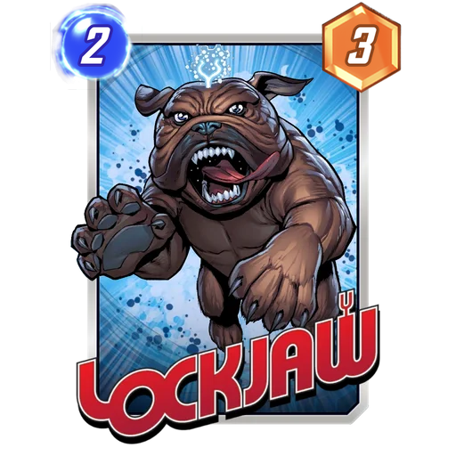 Lockjaw MARVEL SNAP card art