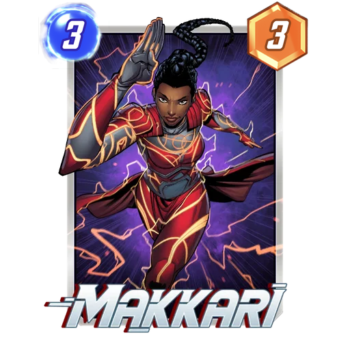 Makkari MARVEL SNAP card art