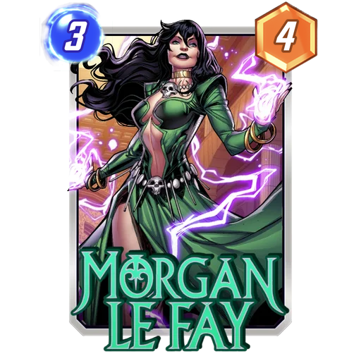 Morgan le Fay MARVEL SNAP card art