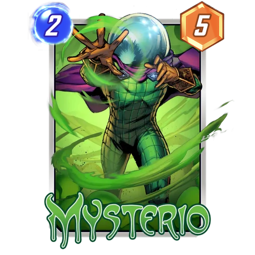 Mysterio MARVEL SNAP card art with current cost and power