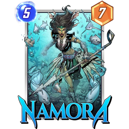 Namora MARVEL SNAP card art