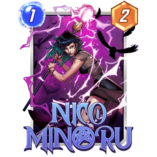 Nico Minoru MARVEL SNAP card art