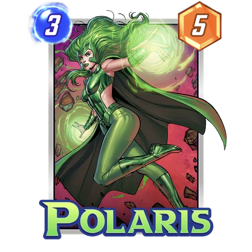 Polaris MARVEL SNAP card art with current cost and power