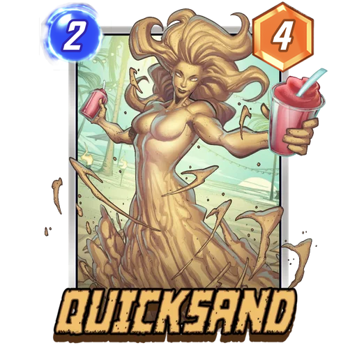 Quicksand MARVEL SNAP card art