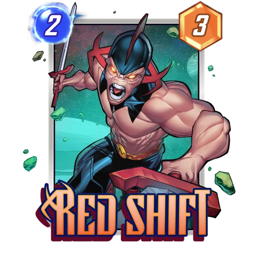 Red Shift MARVEL SNAP card art