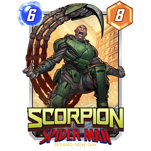 Scorpion Brand New Day MARVEL SNAP card art