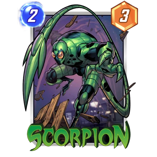 Scorpion MARVEL SNAP card art