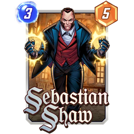 Sebastian Shaw MARVEL SNAP card art