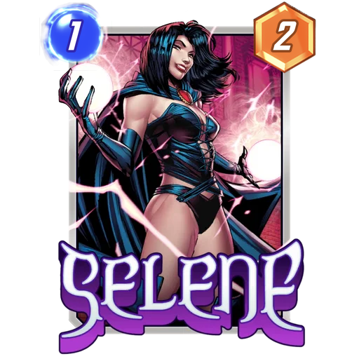 Selene MARVEL SNAP card art