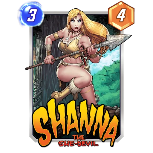 Shanna MARVEL SNAP card art