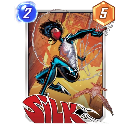 Silk MARVEL SNAP card art