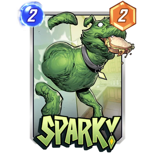 Sparky MARVEL SNAP card art