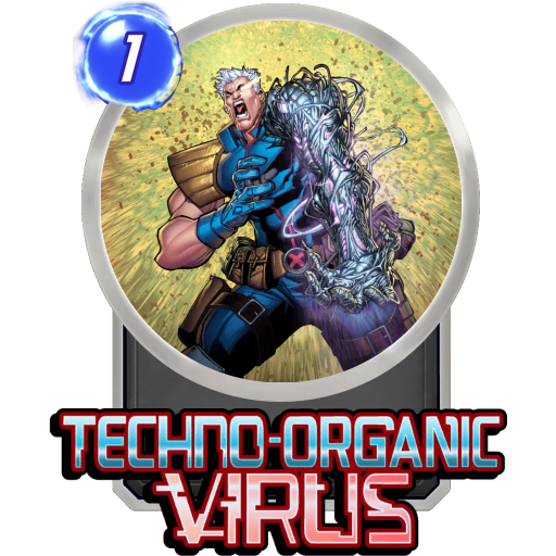 Techno-Organic Virus MARVEL SNAP card art with current cost and power