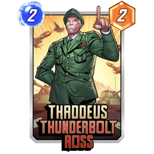 Thaddeus Ross MARVEL SNAP card art