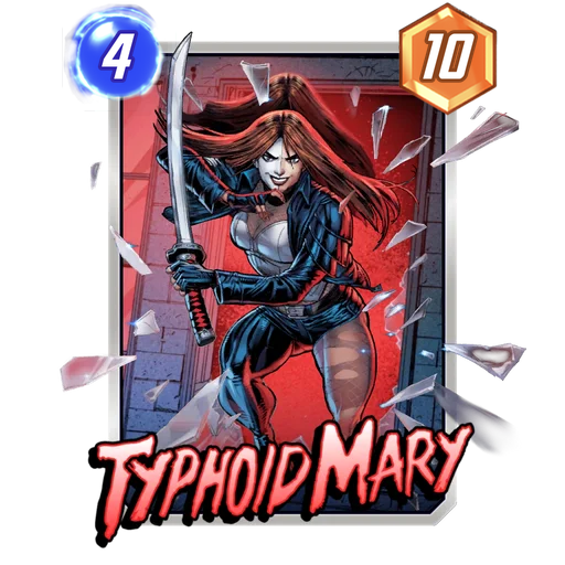 Typhoid Mary MARVEL SNAP card art