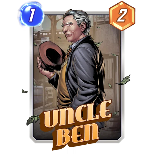Uncle Ben MARVEL SNAP card art