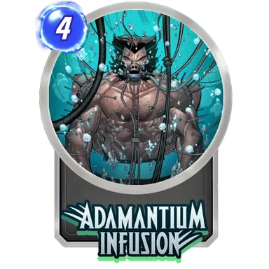 Adamantium Infusion MARVEL SNAP skill art