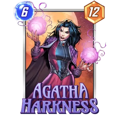 Agatha Harkness MARVEL SNAP card art