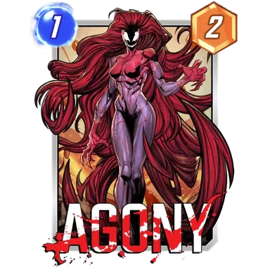 Agony card art