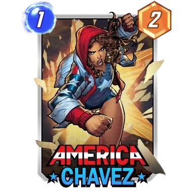 America Chavez MARVEL SNAP card art