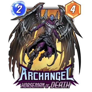 Archangel Horseman of Death MARVEL SNAP card art