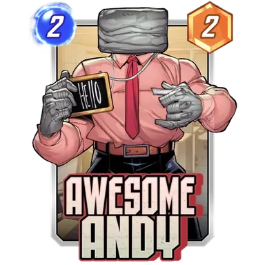 Awesome Andy card art
