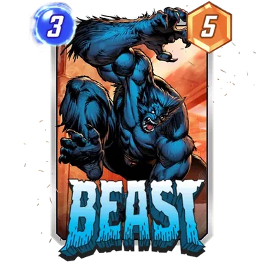Beast MARVEL SNAP card art