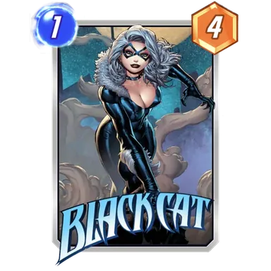 Black Cat MARVEL SNAP card art