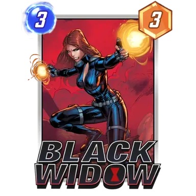 Black Widow MARVEL SNAP card art