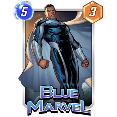 Blue Marvel MARVEL SNAP card art