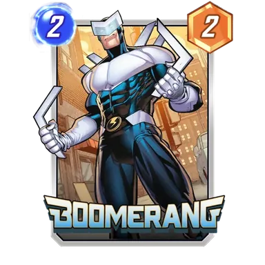 Boomerang MARVEL SNAP card art