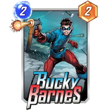 Bucky Barnes MARVEL SNAP card art