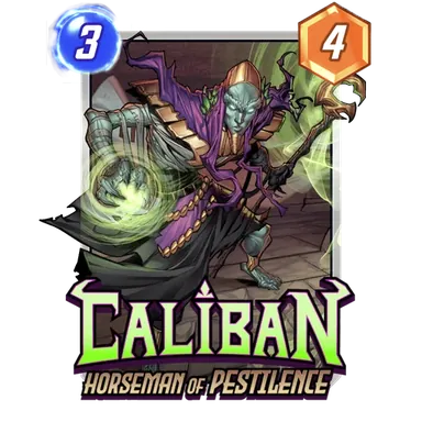 Caliban Horseman of Pestilence MARVEL SNAP card art
